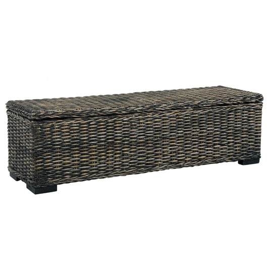 Aufbewahrungsbox 120 Cm Kubu-Rattan Massivholz Mango