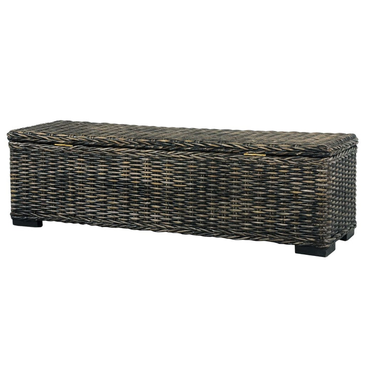 Aufbewahrungsbox 120 Cm Kubu-Rattan Massivholz Mango