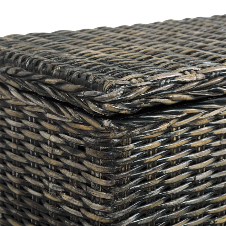 Aufbewahrungsbox 120 Cm Kubu-Rattan Massivholz Mango