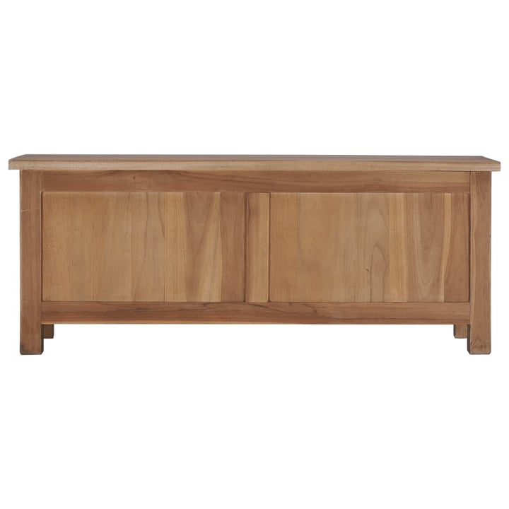 Tv-Schrank 90×30×35 Cm Massivholz Teak