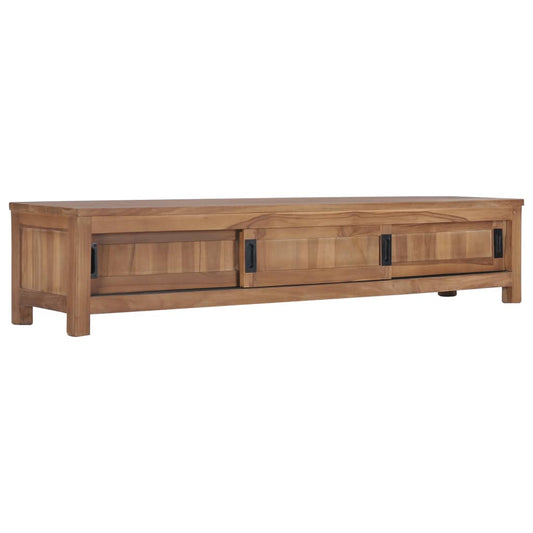 Tv-Schrank 150 X 30 X 30 Cm Massivholz Teak