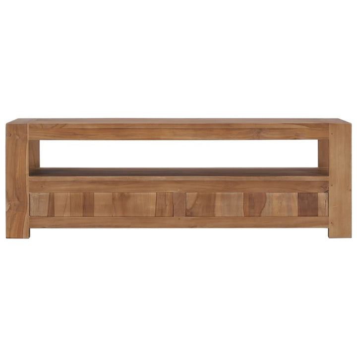 Tv-Schrank 120 X 30 X 40 Cm Massivholz Teak