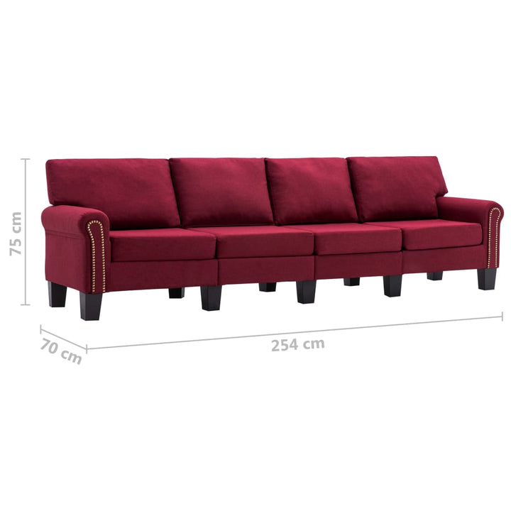 -Sofa Stoff