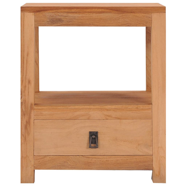 Nachttisch 40X30X50 Cm Massivholz Teak