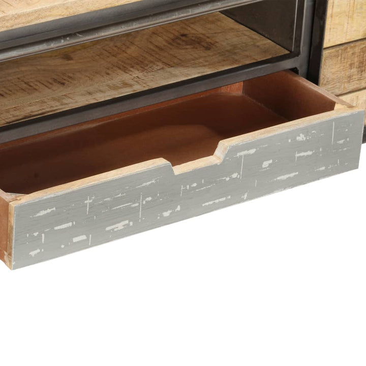 Tv-Schrank 120 X 30 X 40 Cm Massivholz Mango