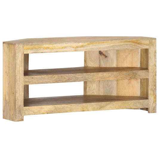 Tv-Eckschrank 90 X 45 X 45 Cm Massivholz Mango