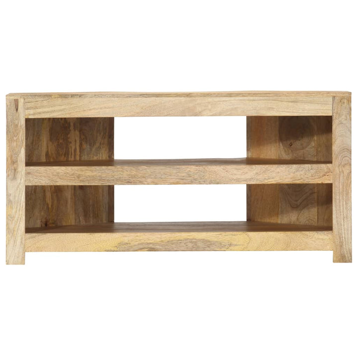 Tv-Eckschrank 90 X 45 X 45 Cm Massivholz Mango