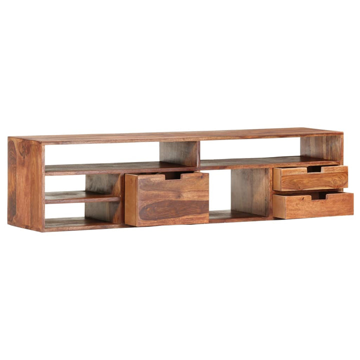 Tv-Schrank 140X30X35 Cm Massivholz