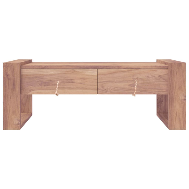 Couchtisch 110×60×40 Cm Teak Massivholz