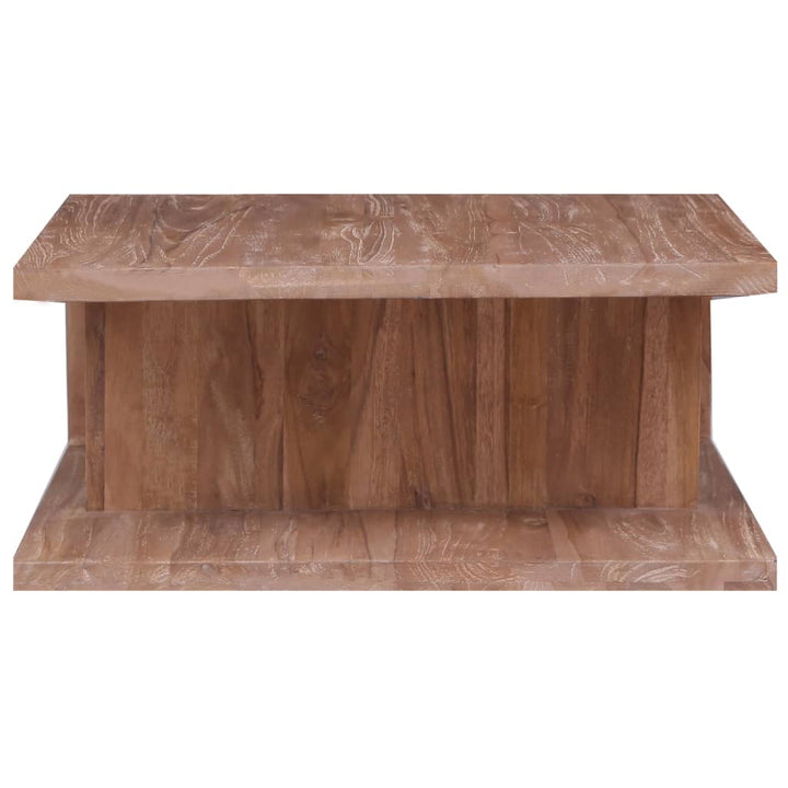 Couchtisch 70 X 70 X 30 Cm Massivholz Teak