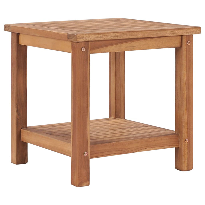 Couchtisch 45X45X45 Cm Massivholz Teak