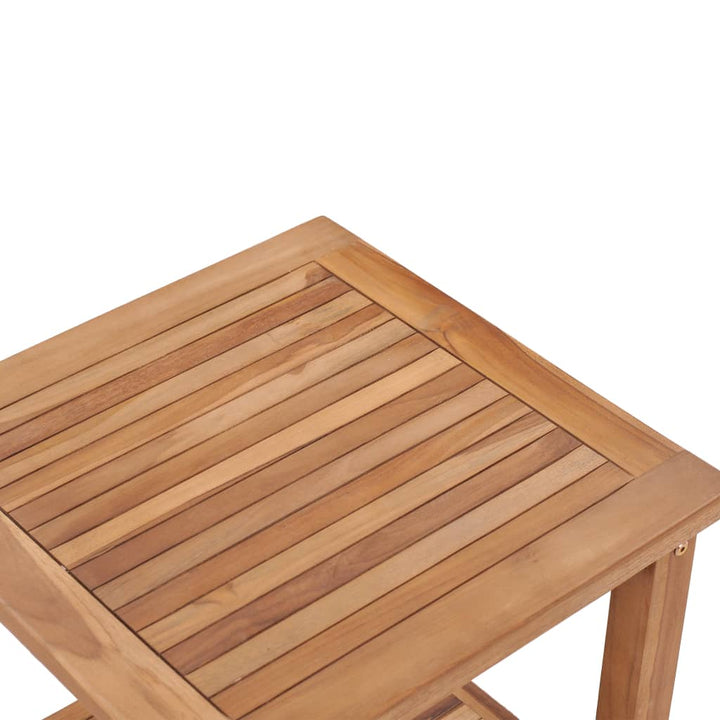 Couchtisch 45X45X45 Cm Massivholz Teak