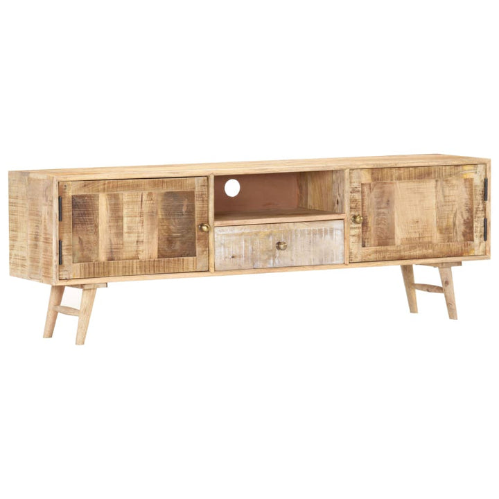 Tv-Schrank 140×30×45 Cm Massivholz Mango