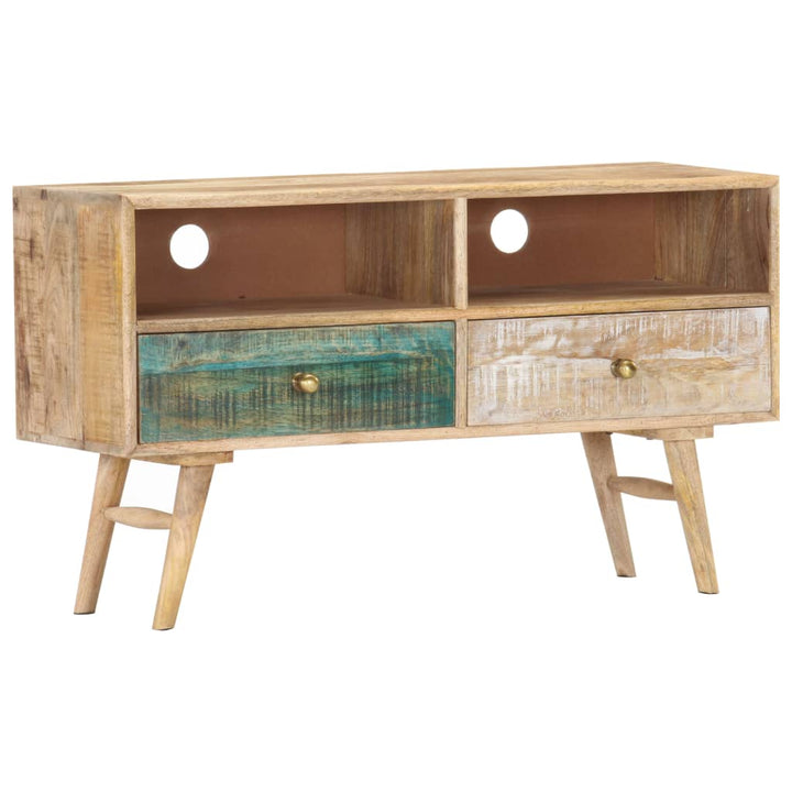 Tv-Schrank 88 X 30 X 50 Cm Massivholz Mango