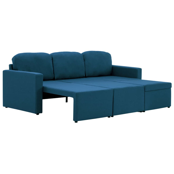 Modulares 3-Sitzer-Schlafsofa Stoff