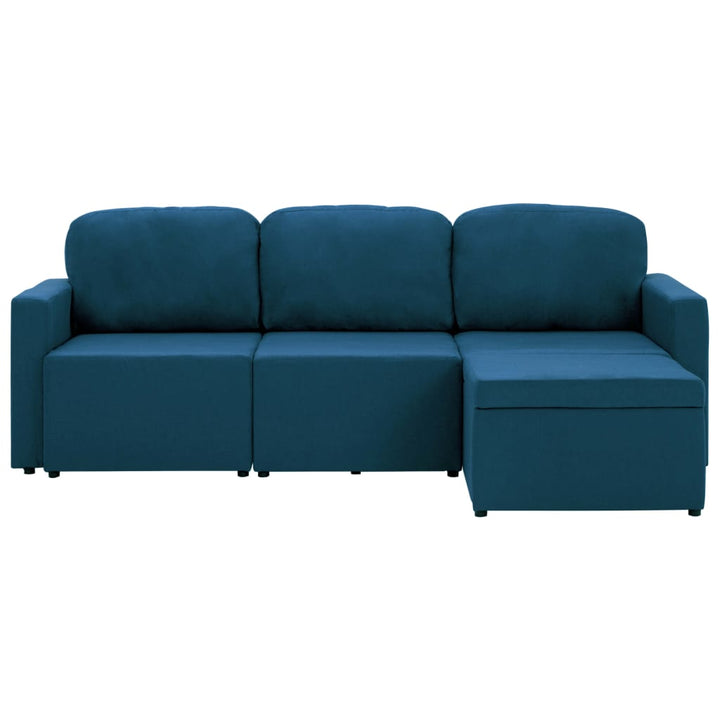 Modulares 3-Sitzer-Schlafsofa Stoff