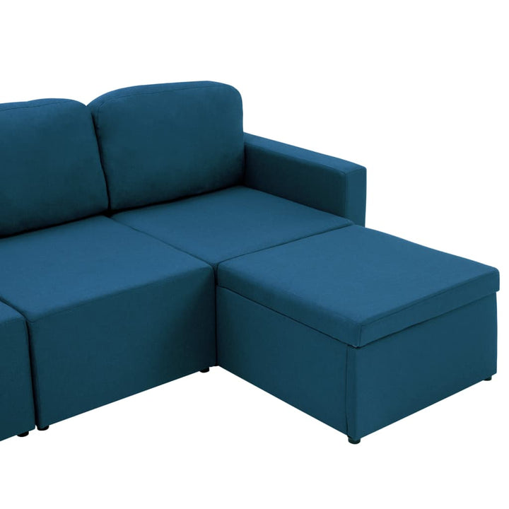 Modulares 3-Sitzer-Schlafsofa Stoff