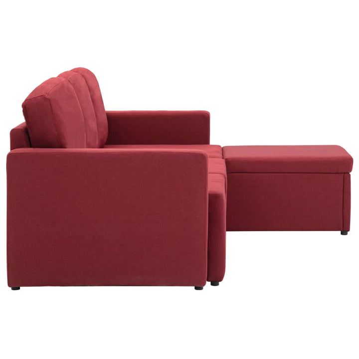 Modulares 3-Sitzer-Schlafsofa Stoff