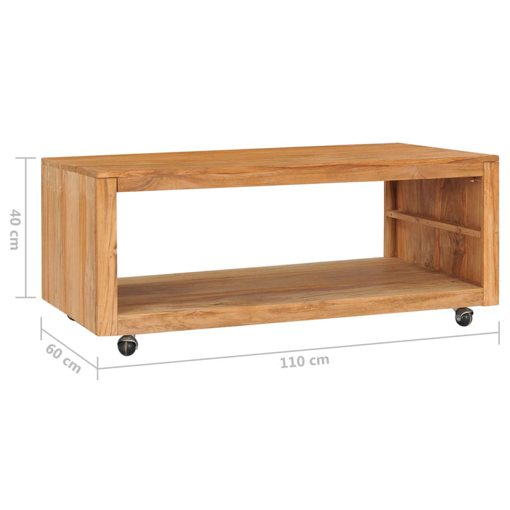 Couchtisch Massivholz Teak