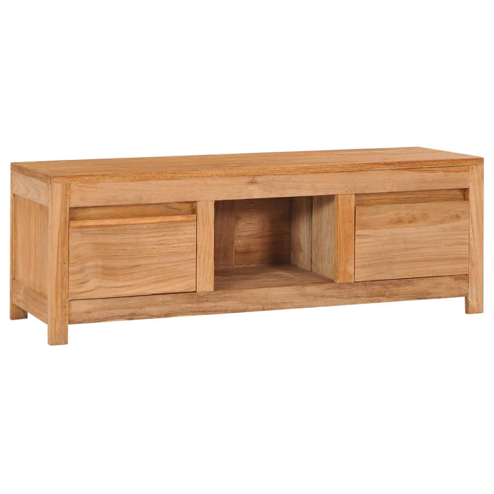 Tv-Schrank 100×30×35 Cm Massivholz Teak