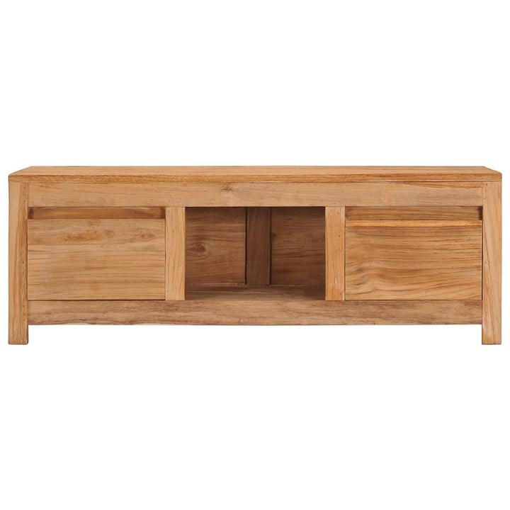 Tv-Schrank 100×30×35 Cm Massivholz Teak