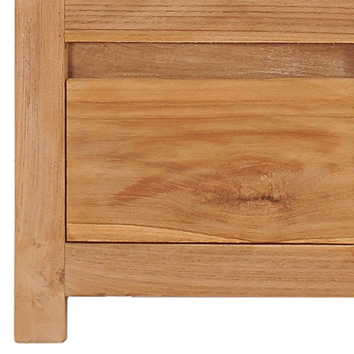 Tv-Schrank 115X30X35 Cm Massivholz Teak