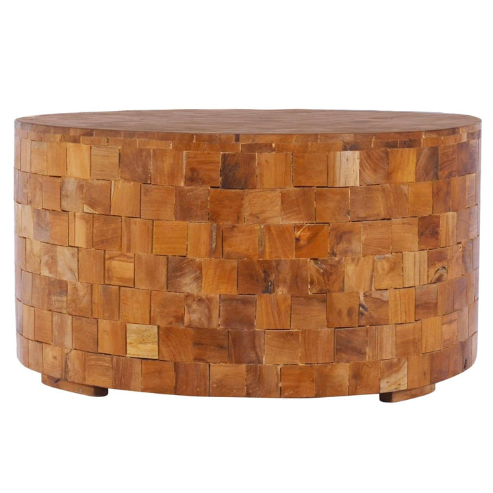 Couchtisch 60X60X35 Cm Teak Massivholz