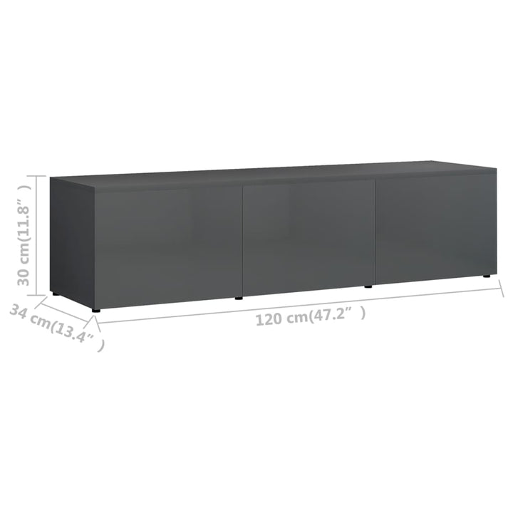 Tv-Schrank 120X34X30 Cm Holzwerkstoff