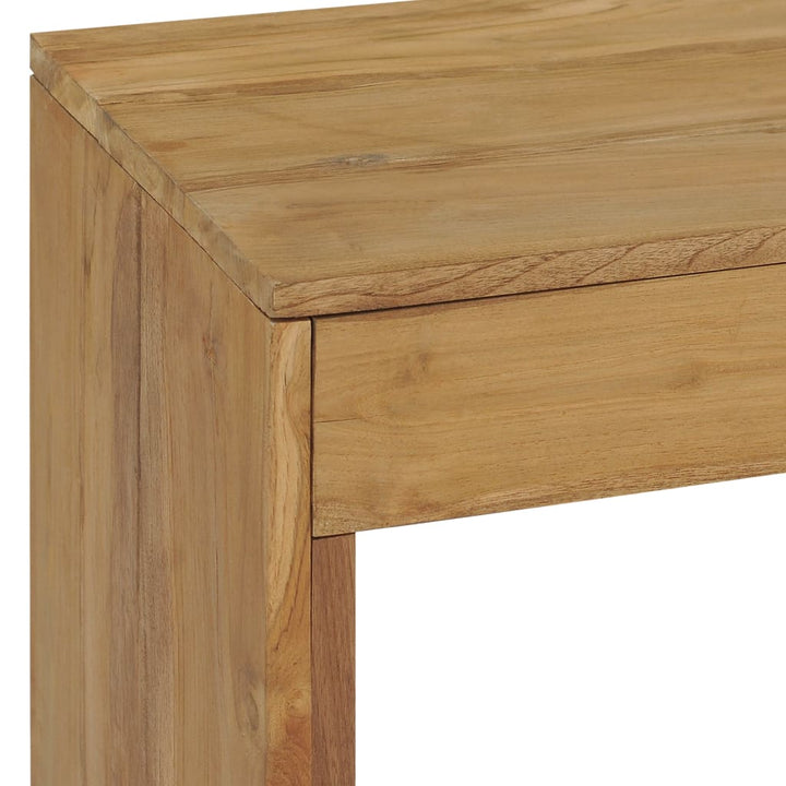 Konsolentisch 100X35X75 Cm Teak Massivholz