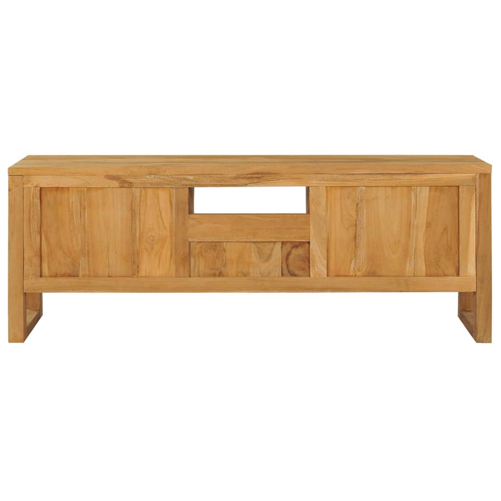 Tv-Schrank 120X32X45 Cm Teak Massivholz