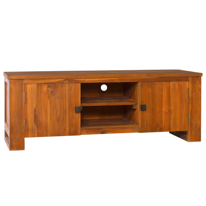 Tv-Schrank 110X30X40 Cm Teak Massivholz