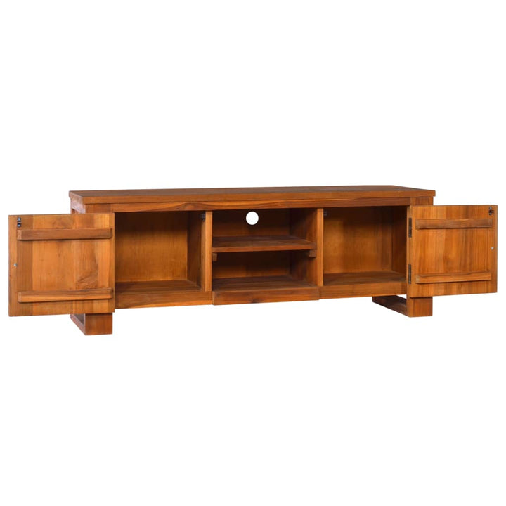 Tv-Schrank 110X30X40 Cm Teak Massivholz