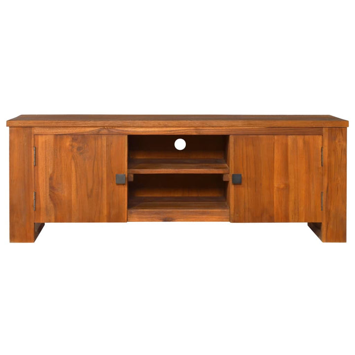 Tv-Schrank 110X30X40 Cm Teak Massivholz