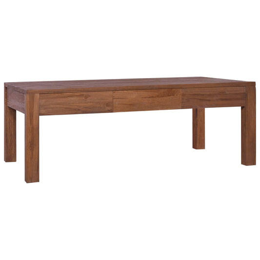 Couchtisch 110X60X40 Cm Teak Massivholz