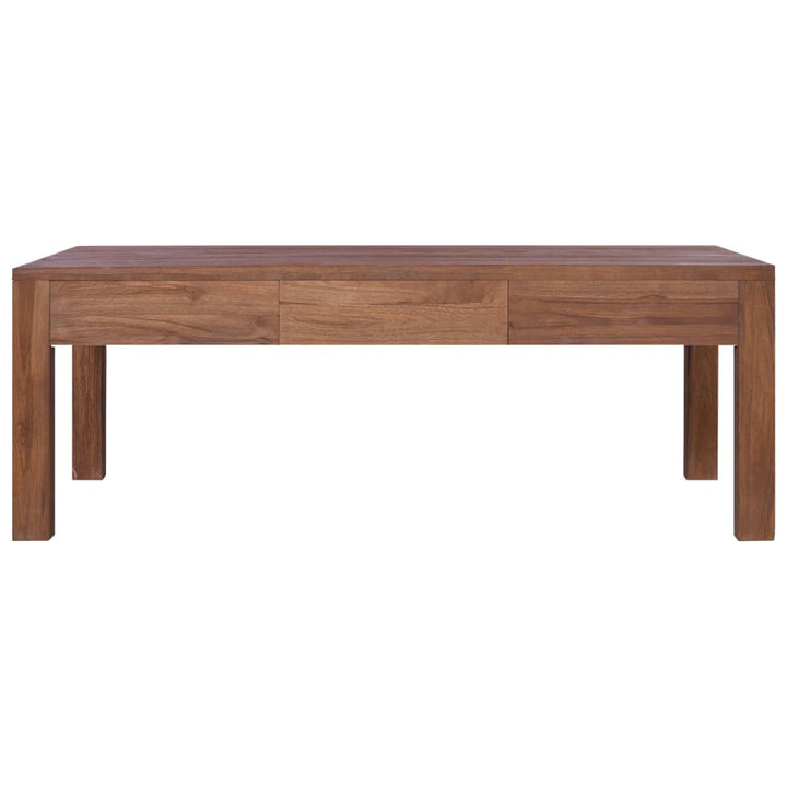 Couchtisch 110X60X40 Cm Teak Massivholz