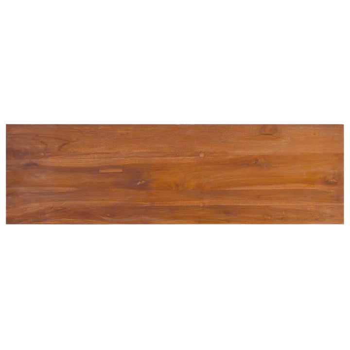 Tv-Schrank 100X30X40 Cm Teak Massivholz Braun