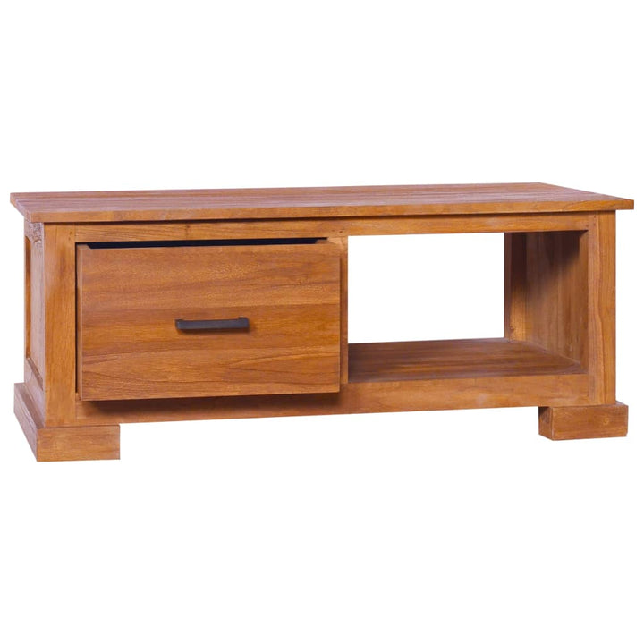 Tv-Schrank 90X50X37 Cm Massivholz Teak