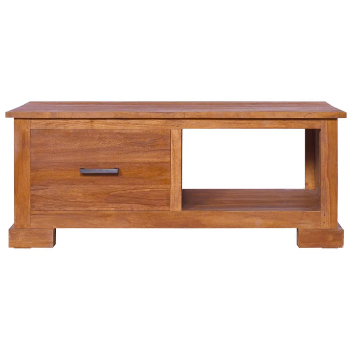 Tv-Schrank 90X50X37 Cm Massivholz Teak