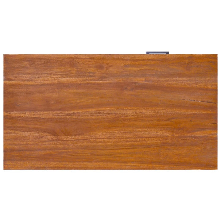 Tv-Schrank 90X50X37 Cm Massivholz Teak