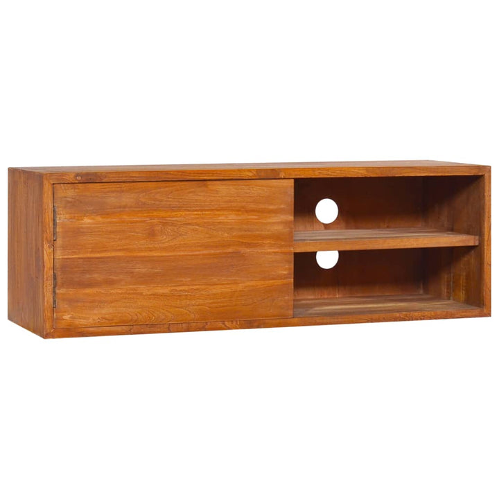 Wand-Tv-Schrank 90X30X Teak Massivholz