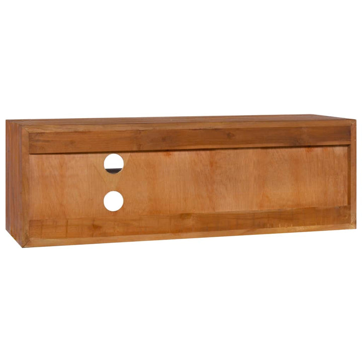 Wand-Tv-Schrank 90X30X Teak Massivholz