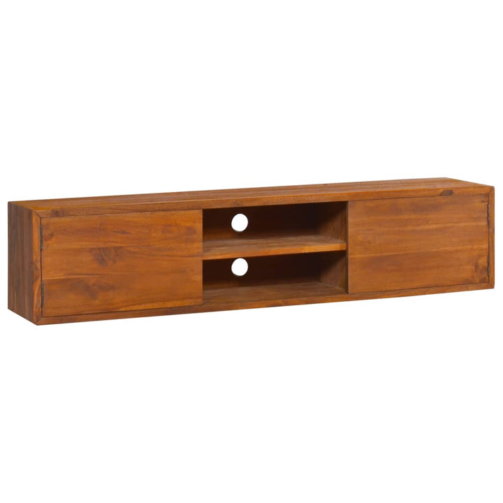 Wand-Tv-Schrank 90X30X Teak Massivholz