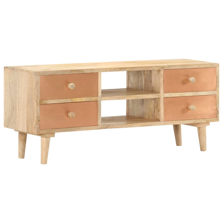 Tv-Schrank 110×30×45 Cm Mango Massivholz