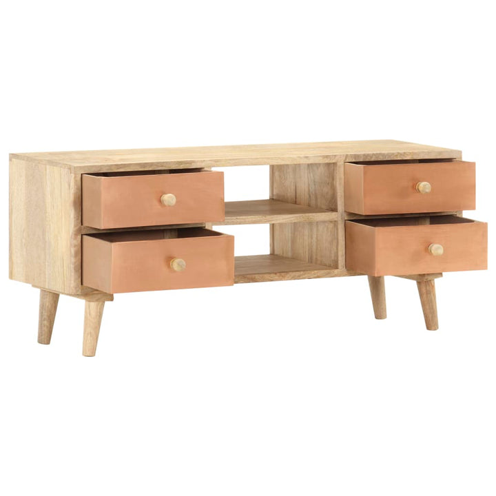 Tv-Schrank 110×30×45 Cm Mango Massivholz