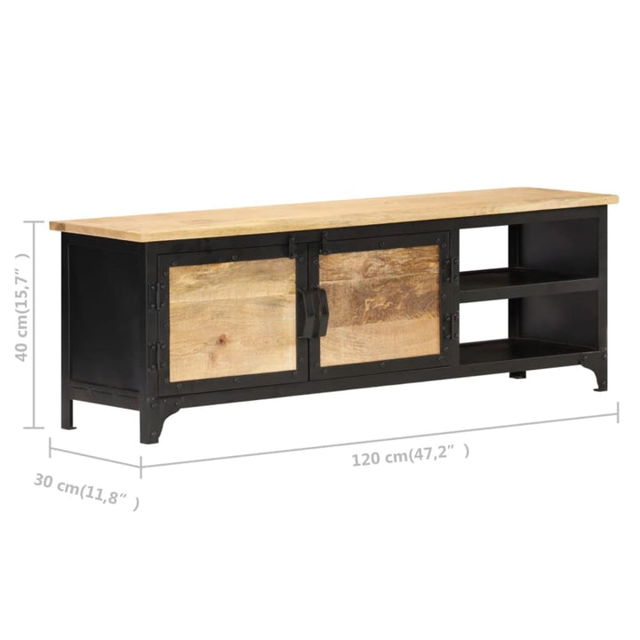 Tv-Schrank 120×30×40 Cm Mango-Massivholz