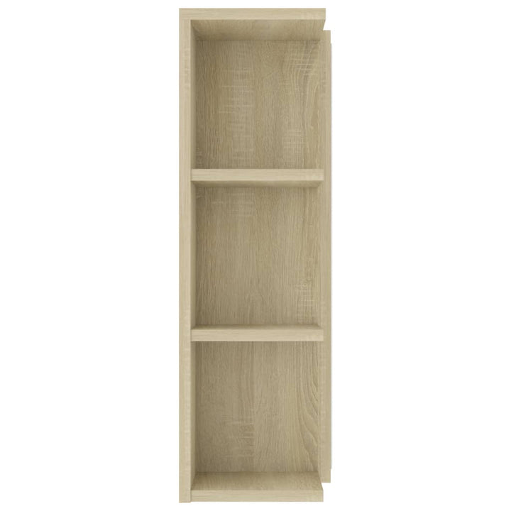 Bad-Spiegelschrank Sonoma-Eiche 80X20,5X64 Cm Holzwerkstoff