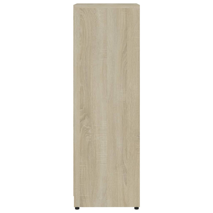 Badezimmerschrank Sonoma-Eiche 30X30X95 Cm Holzwerkstoff