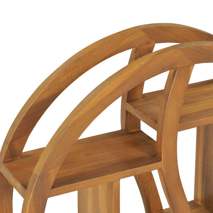 Wandregal Yin Und Yang Teak Massivholz