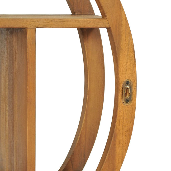 Wandregal Yin Und Yang Teak Massivholz