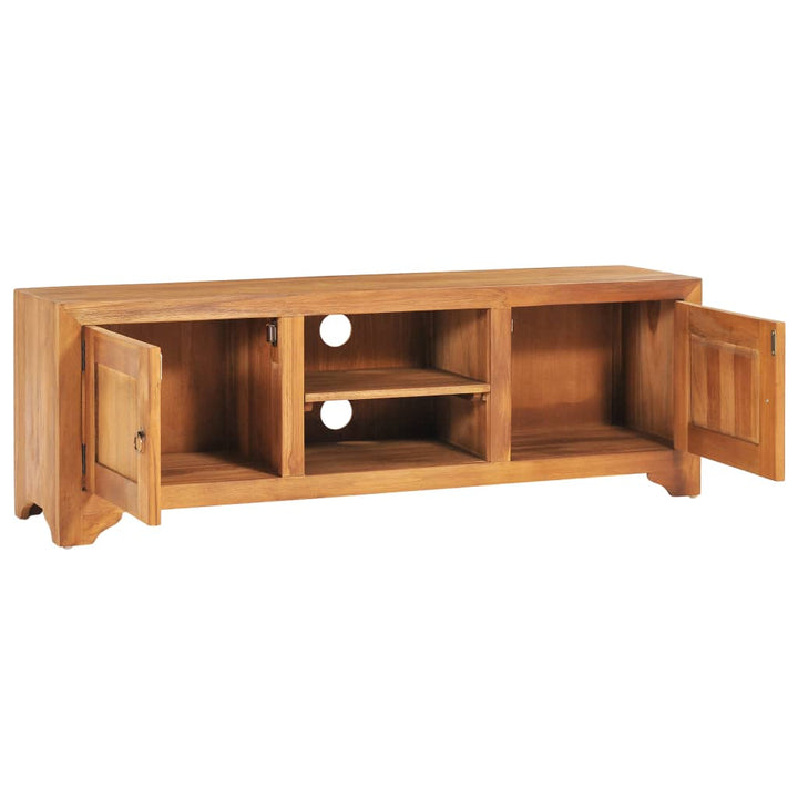 Tv-Schrank 115X30X40 Cm Teak Massivholz